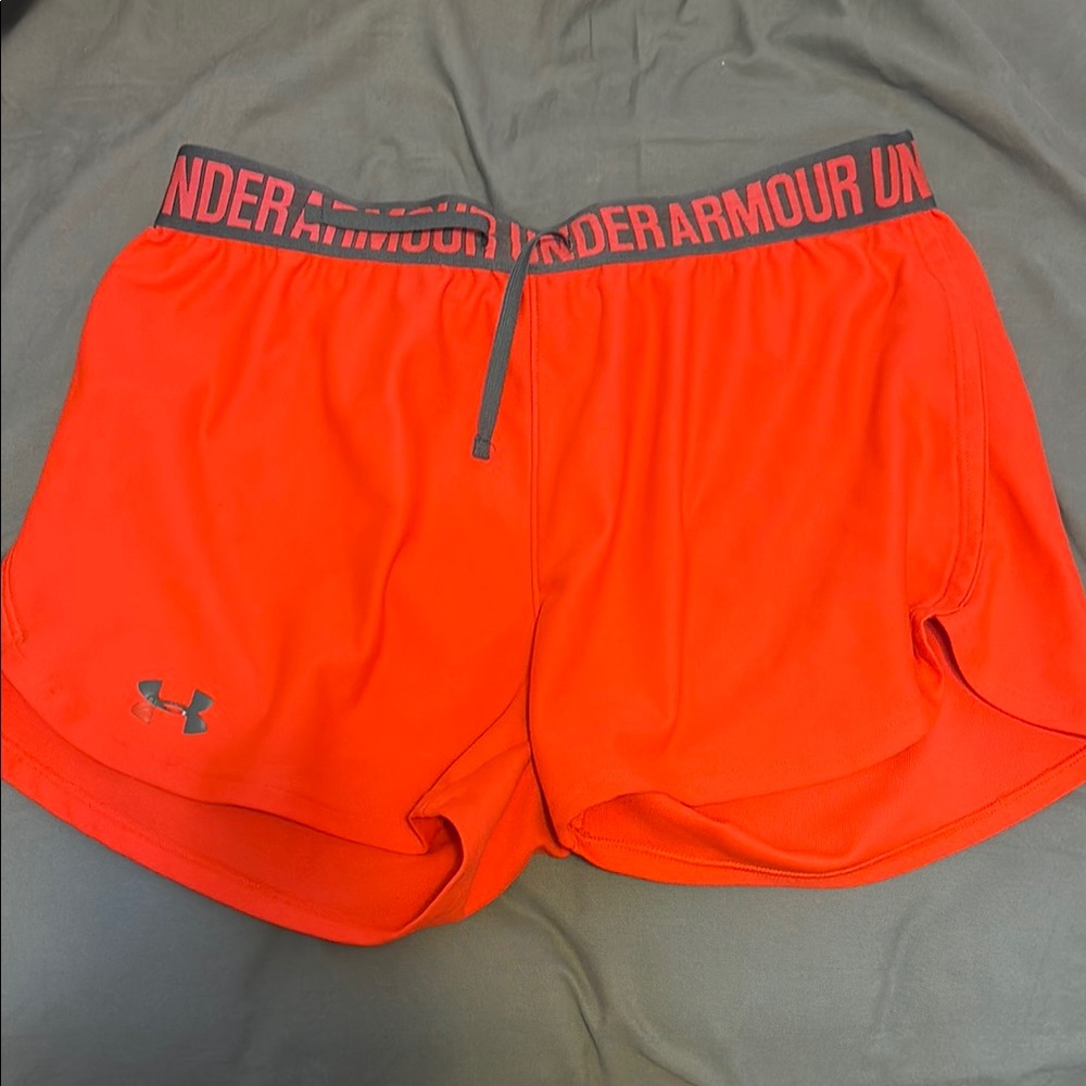 Neon shorts under armour